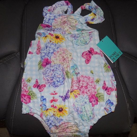 POSH PEANUT NICOLETTE BUBBLE ROMPER SIZE 2T GIRL'S - Picture 1 of 3